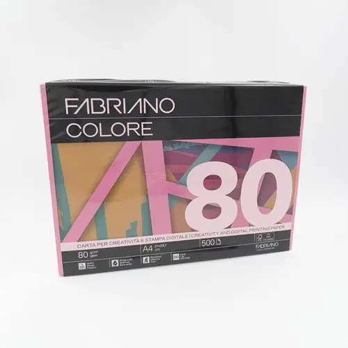 Papir Fabriano Colore A4/80g fucsia 500L 76021297 bright-0