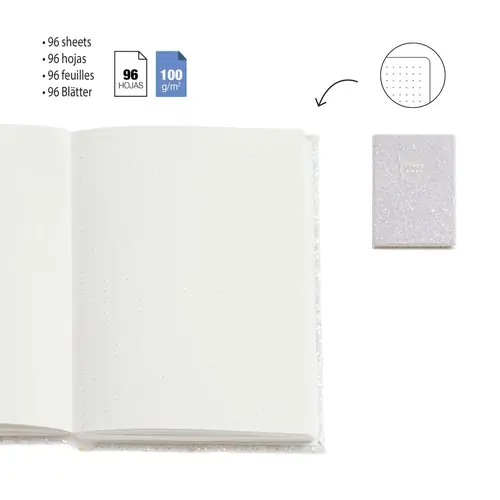 Notebook Miquelrius Back2Fun Keep it Shiny White MR8283-4