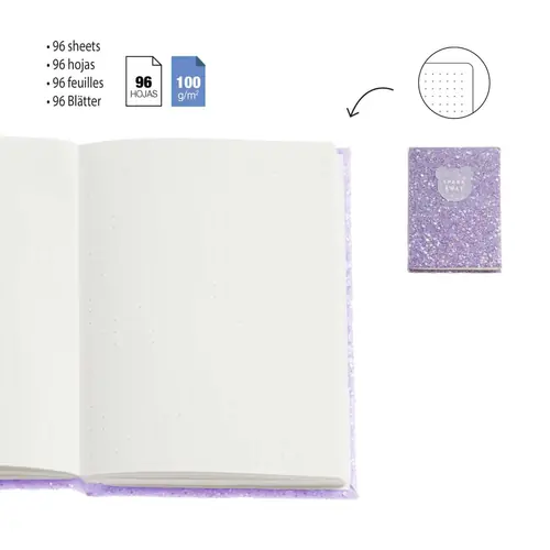 Notebook Miquelrius Back2Fun Keep it Shiny Purple MR8284-4