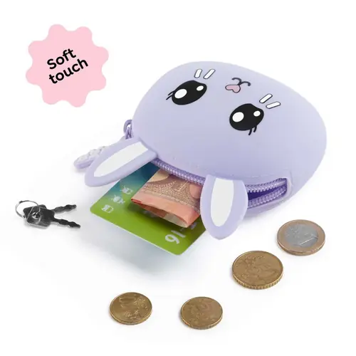Wallet Miquelrius silicone Back2Fun Puppies rabbit MR19396-4