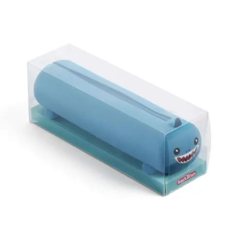 Pencil case Miquelrius empty multipurpose Back2Fun Keep Calm silicone shark MR19356-2