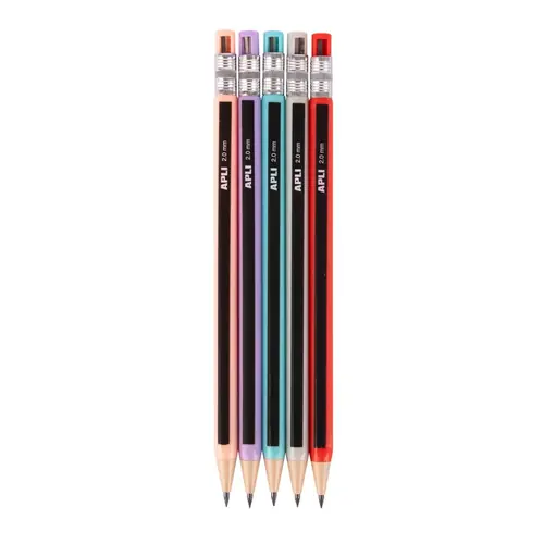 Graphite pencil Apli Click 2.0mm assorted 25/1 20091-1