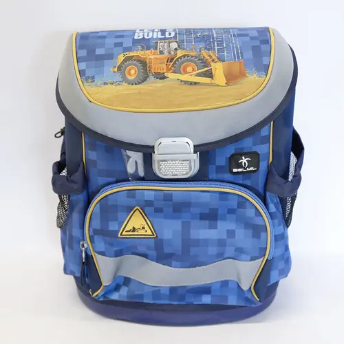 Damaged school bag Belmil mini-fit bulldozer 405-33/AG/PC-18 AK_BEL-1