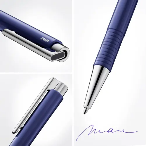 Kemijska olovka Lamy Logo Blue (1.0) plavi ispis M 204 M16 4030225-3