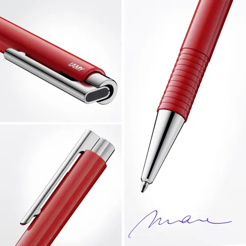 Kemijska olovka Lamy Logo Red (1.0) crni ispis M 204 M16 4026554-3