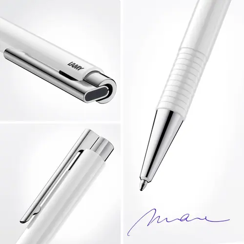 Kemijska olovka Lamy Logo White (1.0) crni ispis M 204 M16 4026558-3