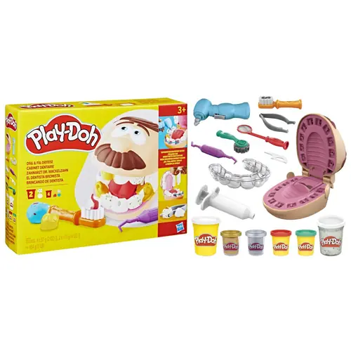 Masa za modeliranje Hasbro Play-doh drill n fill dentist F12595L0-0