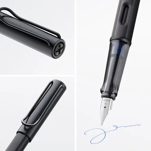 Nalivpero Lamy AL-star Black (0.6) plavi ispis M 071 T10 4000528-3