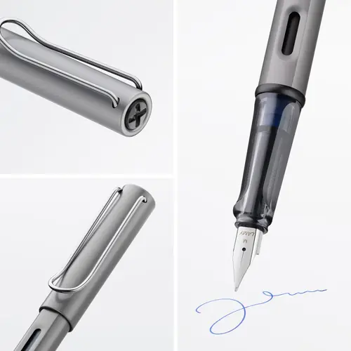 Fountain pen Lamy AL-star Graphite (0.6) blue writing M 026 T10 4000303-3