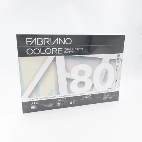 Papir Fabriano Colore A4/80g miješani pastel 250L 19100811-0