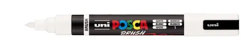Marker Uni pc-5br brush Posca white-2