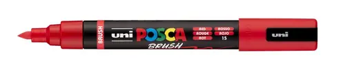 Marker Uni pc-5br brush Posca red-0