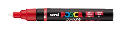 Marker Uni pc-5br brush Posca red-2