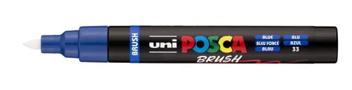 Marker Uni pc-5br brush Posca plavi-2