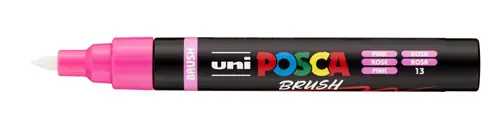 Marker Uni pc-5br brush Posca rozi-2