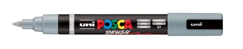 Marker Uni pc-5br brush Posca sivi-0