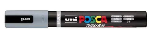 Marker Uni pc-5br brush Posca sivi-1