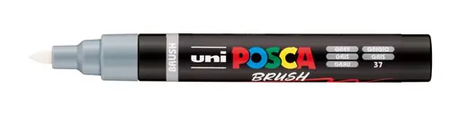 Marker Uni pc-5br brush Posca sivi-2