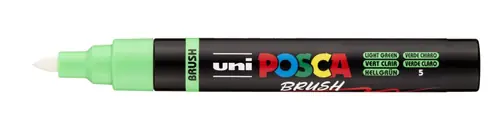 Marker Uni pc-5br brush Posca svijetlo zeleni-2