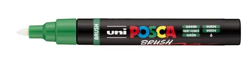 Marker Uni pc-5br brush Posca zeleni-2
