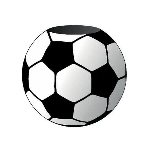 Čaša za olovke iTotal u obliku nogometne lopte SPORT 3D XL3034B-0