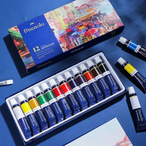 Umjetnički set Deli Finenolo vodene boje 12 kom u kutiji EC19-12-6