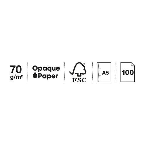 Kolegij blok Miquelrius A4 70g 100L Hidden Forest Night crte MR4398-2