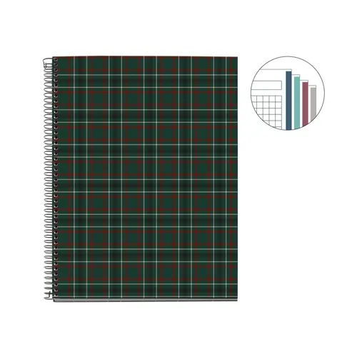 Kolegij blok Miquelrius A4 70g 100L Highland Days Campbell kocke MR4410-5