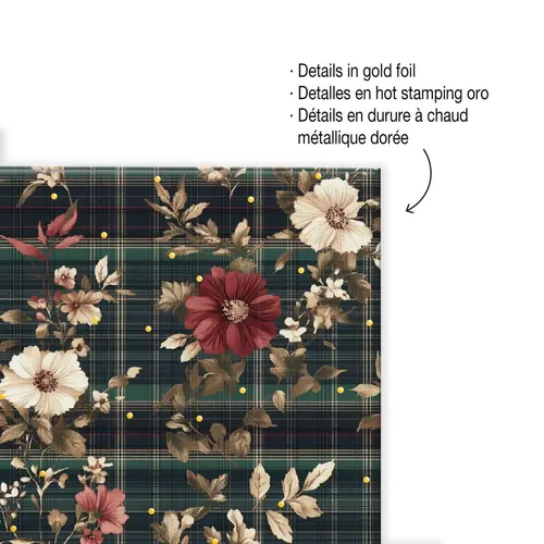 Kolegij blok Miquelrius A5 Highland Days Poppies 100L 70g/m2 crte MR4415-3