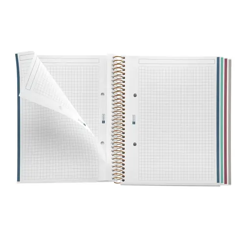 Notebook Miquelrius A5 Highland Days Poppies 100L 70g/m2 squared MR4414-2