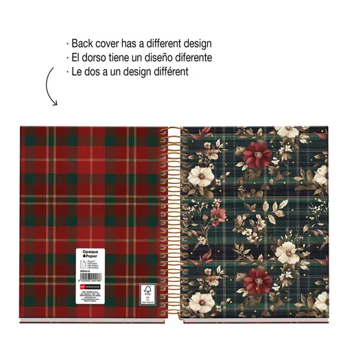Kolegij blok Miquelrius A6 70g 100L Highland Days Poppies crte MR4418-1