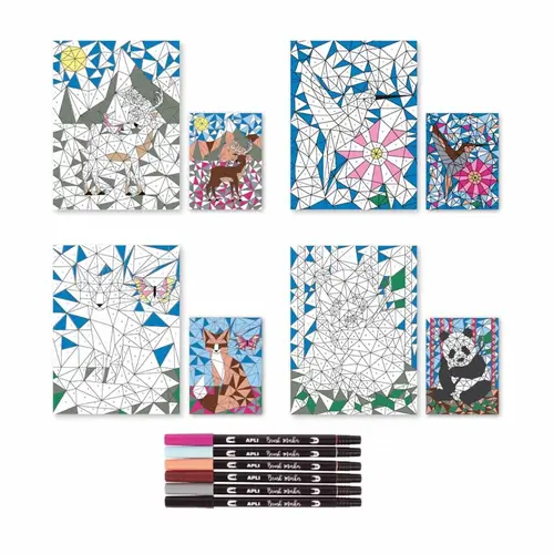 Coloring book Apli color by numbers 20077-1