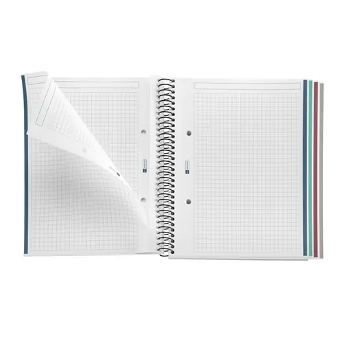 College block Miquelrius A5 Boho Essence Prussia 100L 70g/m2 squared MR4408-2