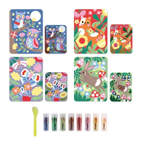 Creative set Apli with biodegradable glitter Glitter Art Bio 20078-3