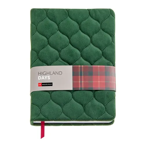 Notes Miquelrius A5 Highland Days padded green 80 sheets 80g/m2 dotted MR8294-0