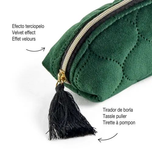 Pencil case Miquelrius multipurpose empty Highland Days Green oval MR19569-3