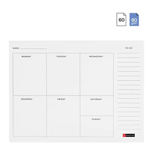 Weekly planner Miquelrius Golden Jazmine 240x180 mm Green floral MR7779-3