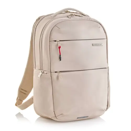 Backpack for laptop Miquelrius 2 compartments beige 16" M 35x46x12cm 21L MR19564-0