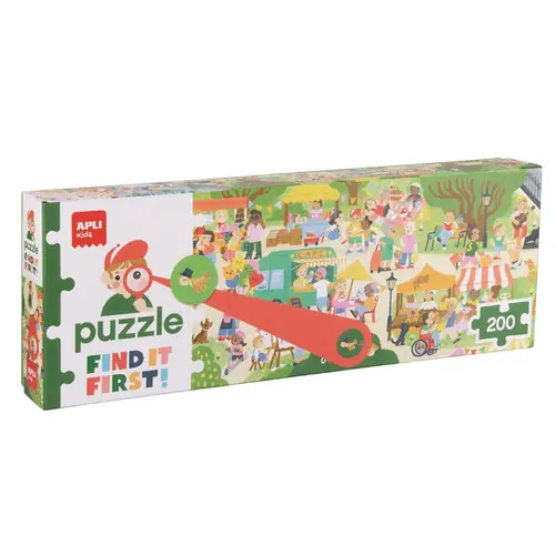 Educational puzzle Apli Find It First! Puzzle Market 20125-0