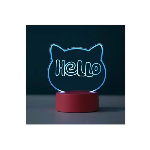 Lampa u obliku mačke iTotal za pisanje LED promjena boja DIY XL2330G-0