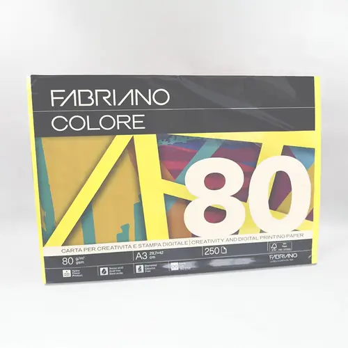 Papir Fabriano Colore A3/80g giallo 250L 74629742 bright-0