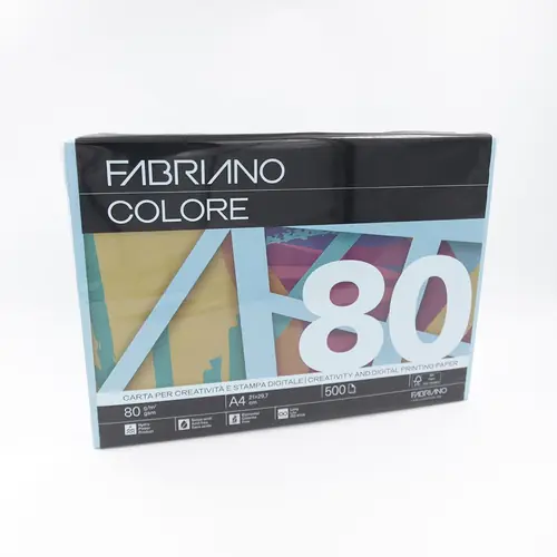 Papir Fabriano Colore A4/80g cielo 500L 76221297 bright-0