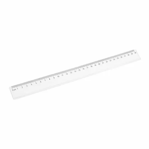 Ravnalo pvc D.RECT 30cm 12631-0