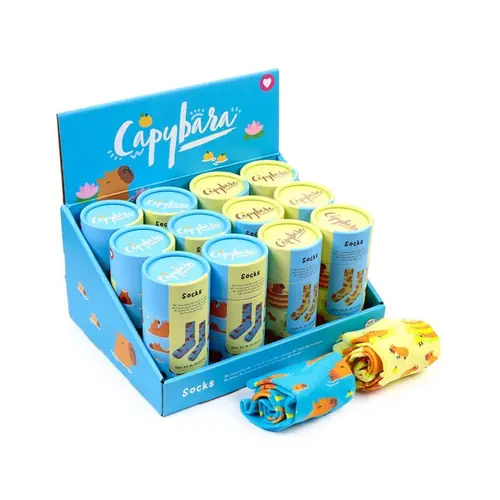 Čarape u tubi Puckator Capybara sortirano 12/1 TSOCK01-0