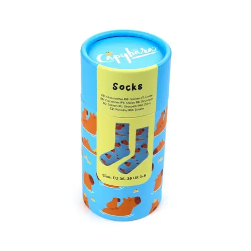 Čarape u tubi Puckator Capybara sortirano 12/1 TSOCK01-4