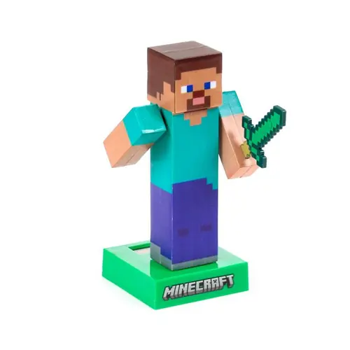Figurica Puckator Minecraft Steve Solar Pal FF139-0