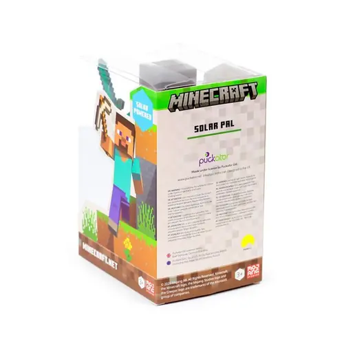 Figurica Puckator Minecraft Steve Solar Pal FF139-2