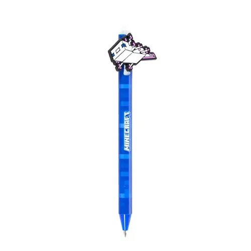 Puckator erasable ballpoint pen with PVC Minecraft topper, assorted 36/1 PEN289-2