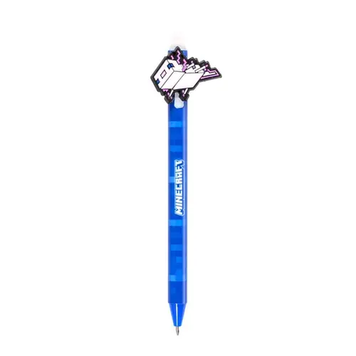 Puckator erasable ballpoint pen with PVC Minecraft topper, assorted 36/1 PEN289-5