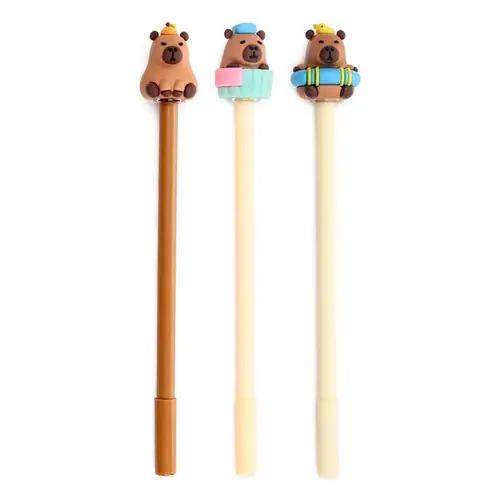 Kemijska olovka Puckator piši briši s ukrasom Capybara sortirano 36/1 PEN284-1